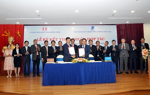Tập đoàn VNPT ký hợp tác chiến lược với UBND tỉnh Đồng Tháp