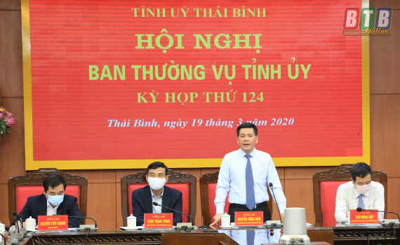Hội nghị Ban Thường vụ Tỉnh ủy