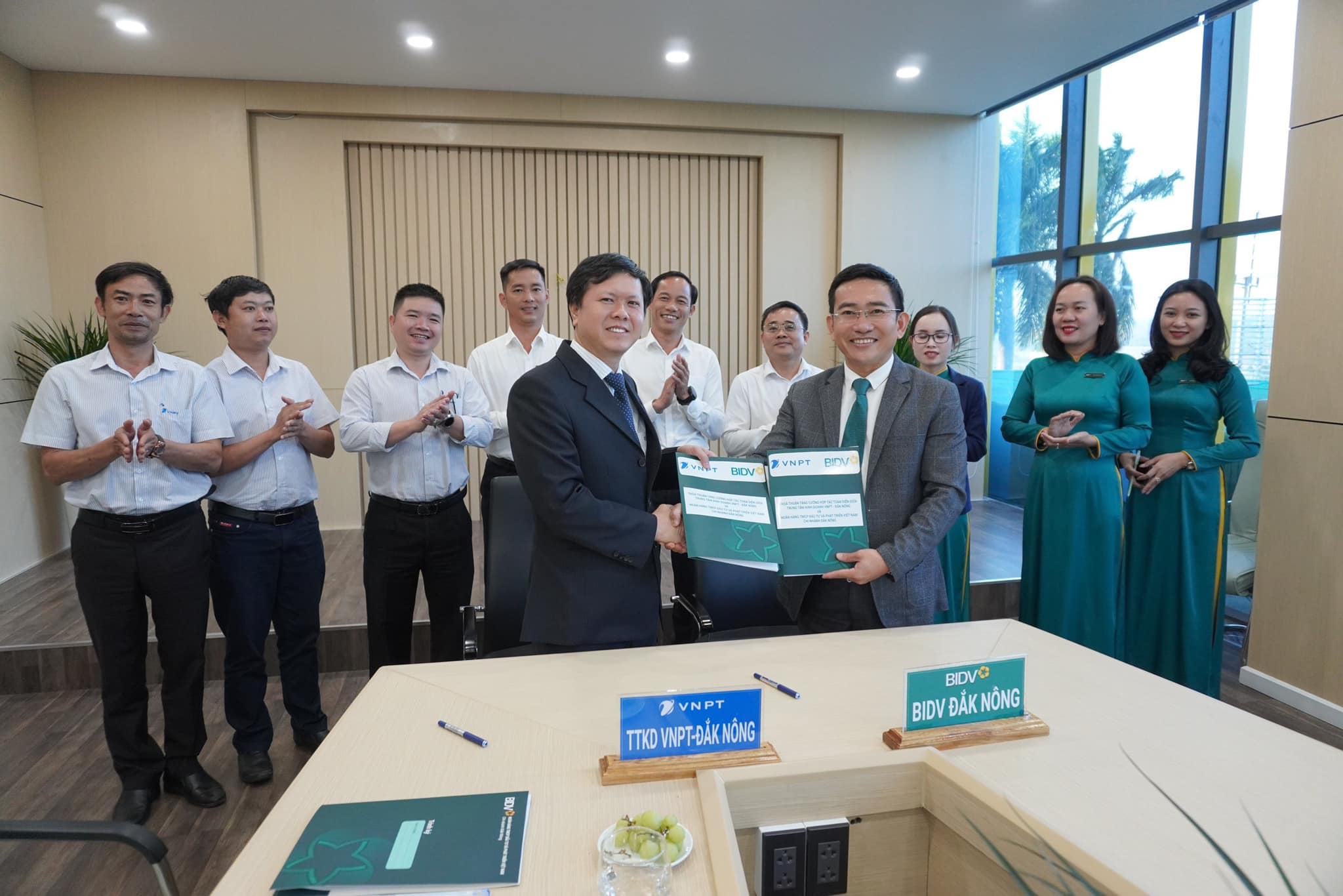VNPT signs comprehensive cooperation agreement with BIDV in Dak Nong