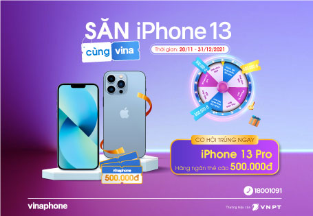 Thể lệ chương trình khuyến mại Săn Iphone 13 cùng Vina