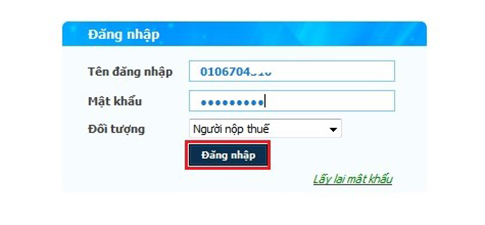 Cập nhật chữ ký số VNPT trên website nhantokhai bước 2
