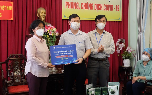 VNPT ủng hộ Đà Nẵng 1,45 tỷ đồng phòng chống Covid-19