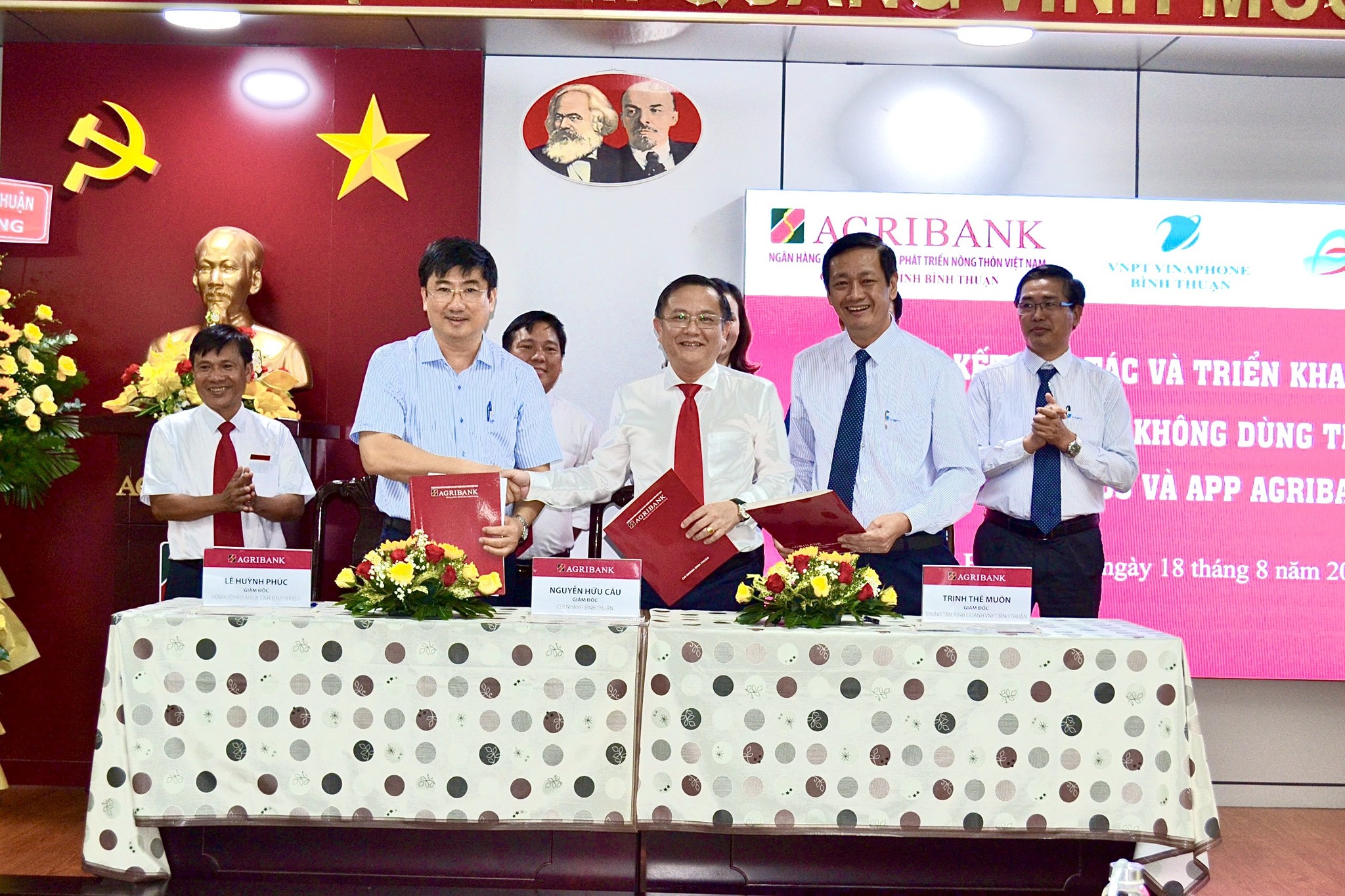 VNPT signs cooperation agreement with Agribank and Binh Thuan Provincial General Hospital