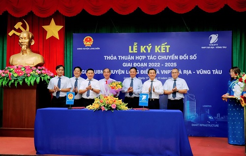VNPT ký kết chuyển đổi số với UBND huyện Long Điền (Bà Rịa - Vũng Tàu)