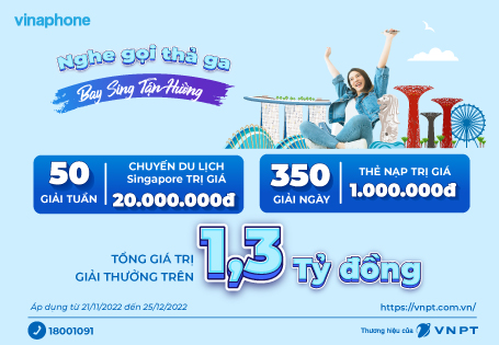 VinaPhone tri ân khách hàng với khuyến mại cuối năm trị giá hơn 1,3 tỷ đồng