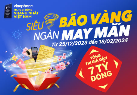 Chúc mừng khách hàng trúng thưởng CTKM "Siêu bão vàng - Ngàn may mắn" - Tuần 5,6,7