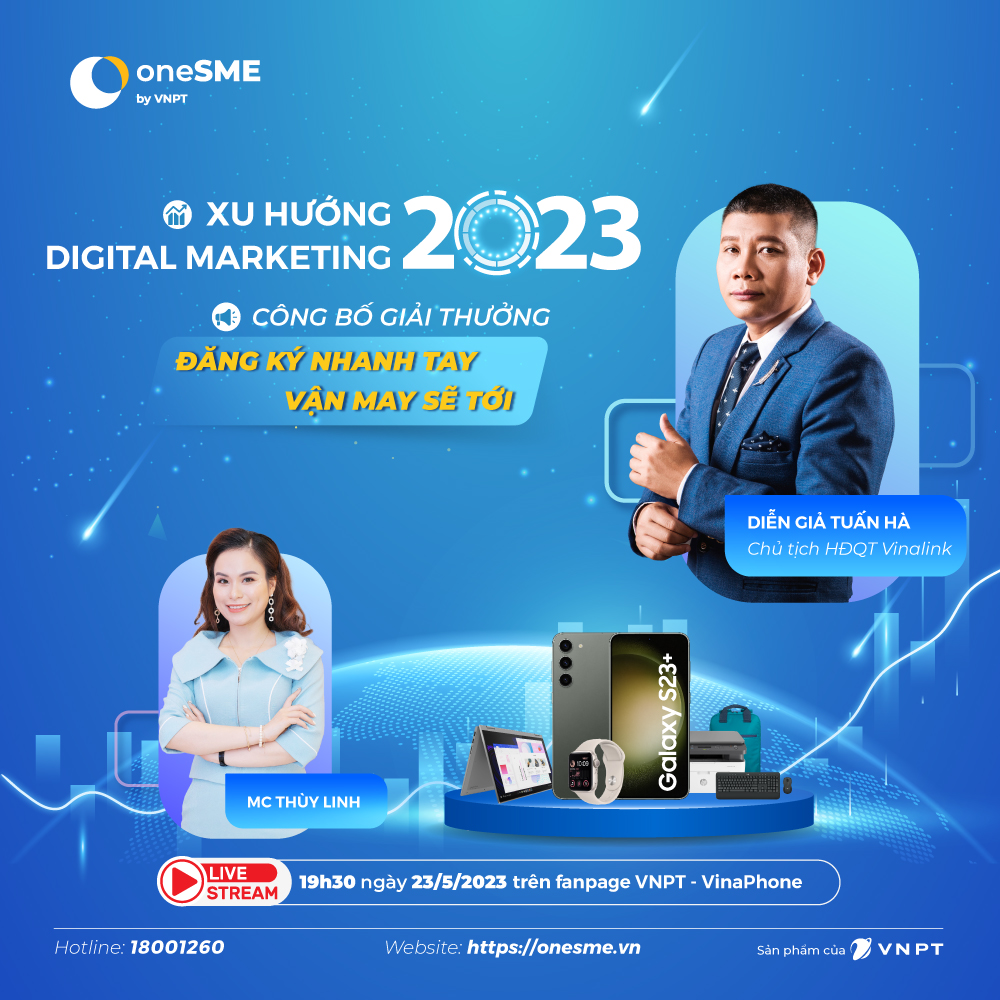 Livestream: “Xu hướng Digital Marketing 2023 và tầm quan trọng của chuyển đổi số trong kinh doanh”