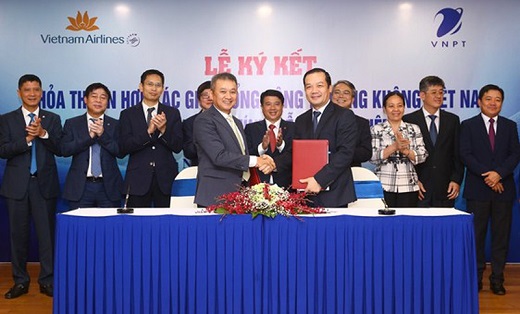 Tập đoàn VNPT và Vietnam Airlines ký kết thỏa thuận hợp tác chiến lược