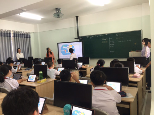 Mô hình Smart Edu của VNPT được đưa vào thực nghiệm tại Trường Tiểu học Trần Cao Vân