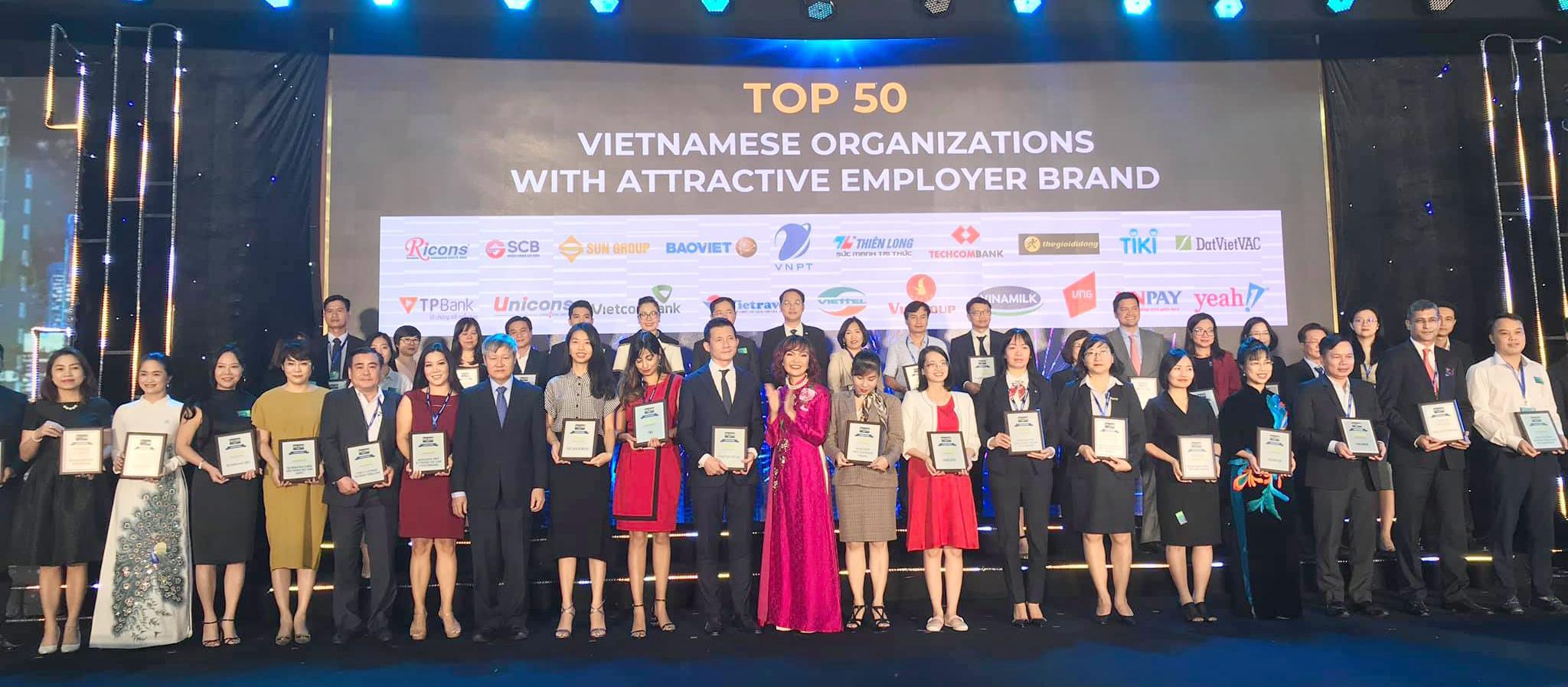 VNPT được vinh danh trong TOP 100 nơi làm việc tốt nhất Việt Nam năm 2020