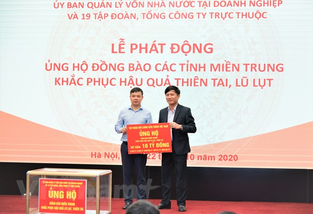 VNPT ủng hộ 10 tỷ đồng hỗ trợ người dân 5 tỉnh miền Trung