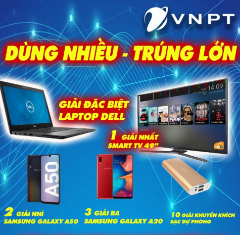DÙNG NHIỀU TRÚNG LỚN CÙNG VNPT- TRI ÂN KH 2019 TẠI VĨNH LONG
