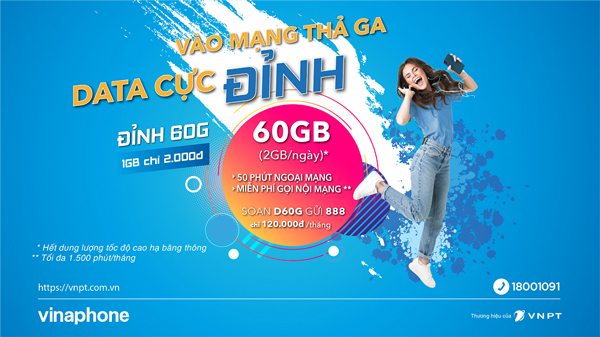 Bạn có thể sử dụng các gói cước 4G của VNPT của dùng mạng VNPT mà không lo về 