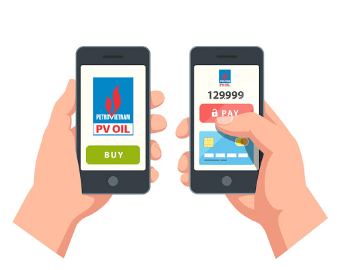 VNPT Money hợp tác cùng PVOIL cho phép thanh toán tiền xăng dầu bằng mã QR