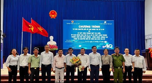 VNPT ký kết Thỏa thuận hợp tác với UBND Thị xã La Gi (Bình Thuận)