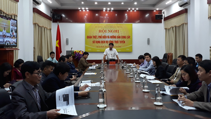 Quảng Bình phổ biến và hướng dẫn cung cấp, sử dụng dịch vụ công trực tuyến