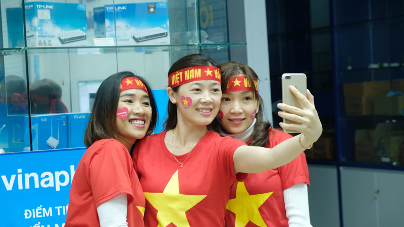 Sức nóng Chung kết Giải bóng đá nam Sea Games30 tại Quảng trường 24/3 TP Tam Kỳ