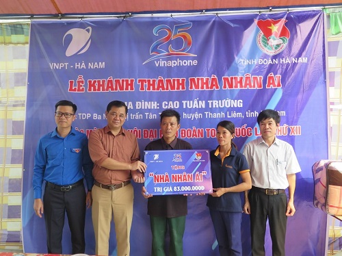 VNPT hỗ trợ xây dựng nhà Nhân ái cho gia đình khó khăn tại Hà Nam