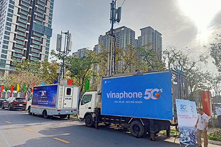 Logo VinaPhone định hướng nâng cao giá trị khác hàng nhận được