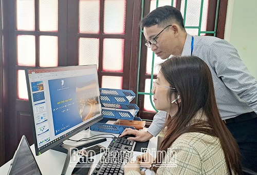 VNPT Nam Định hỗ trợ địa phương xây dựng cơ sở dữ liệu quốc gia về cán bộ, công chức, viên chức