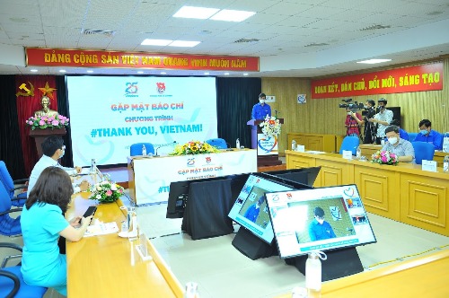 Trung ương Đoàn TNCS Hồ Chí Minh cùng nhà mạng VinaPhone p...công bố, phát động chương trình Thank you, VietNam năm 2021
