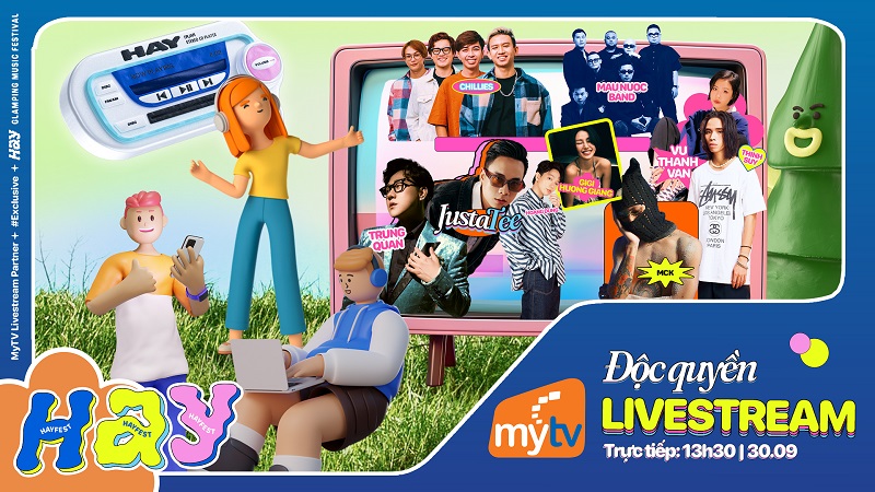 Truyền hình MyTV bảo trợ truyền thông và độc quyền phát trực tiếp Hay Fest 2023