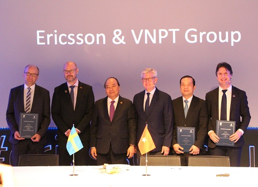 VNPT, Ericsson bắt tay hợp tác đổi mới sáng tạo Công nghiệp 4.0 và Internet vạn vật