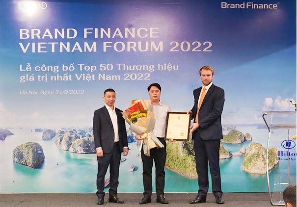 VNPT holds the 2nd position in the Top 50 Most Valuable Brands in Vietnam for the fourth consecutive year