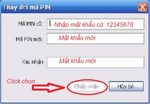 gửi yêu cầu nhận lại mã pin chữ ký số VNPT bị khóa