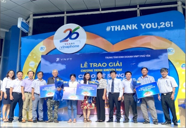 VNPT PHÚ YÊN TỔ CHỨC LỄ TRAO THƯỞNG CHƯƠNG TRÌNH “CHÀO HÈ SANG - RỘN RÀNG QUÀ TẶNG