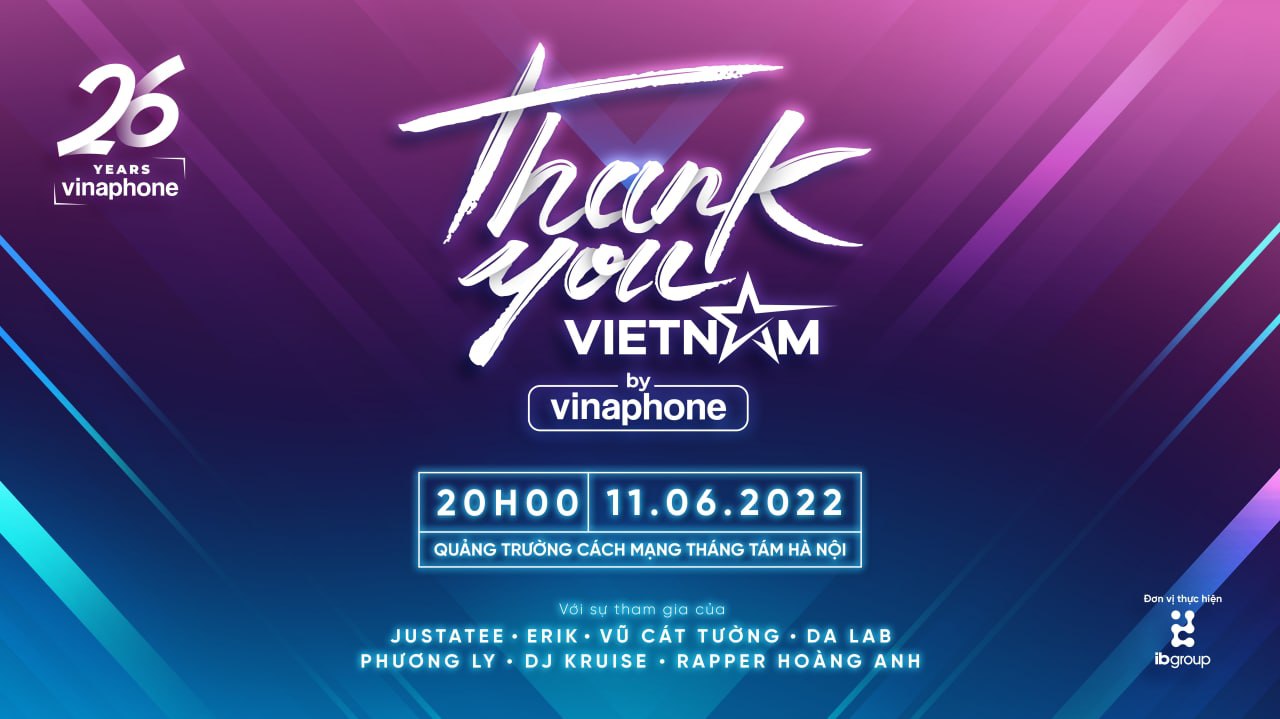 Đại nhạc hội "Thank you, Vietnam by VinaPhone"