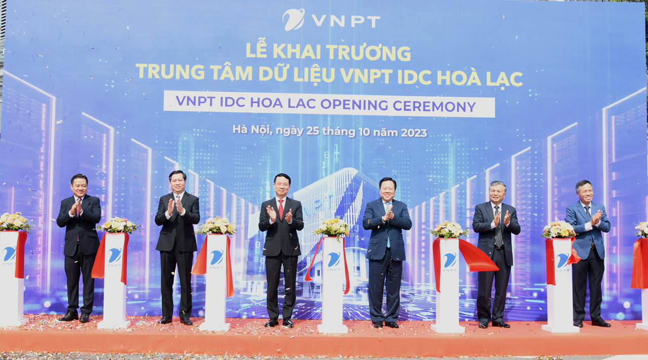VNPT IDC Hòa Lạc - largest and most modern data centre in Vietnam comes into operation