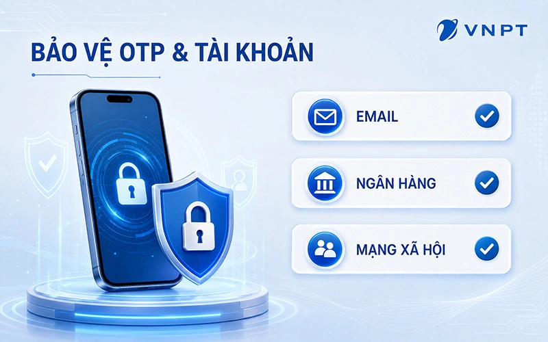 Sau khi khóa SIM, cần bảo vệ ngay OTP và các tài khoản dùng số điện thoại để xác thực.