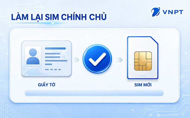 Khi cấp lại SIM chính chủ, khách hàng cần chuẩn bị giấy tờ và thông tin thuê bao để xác minh.